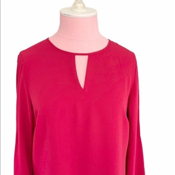 Ann Taylor Pleated Bell Sleeve A Line Dress Size 0 - Picture 5 of 12